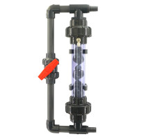 Проточный реактор Со2 с колбой и байпасом