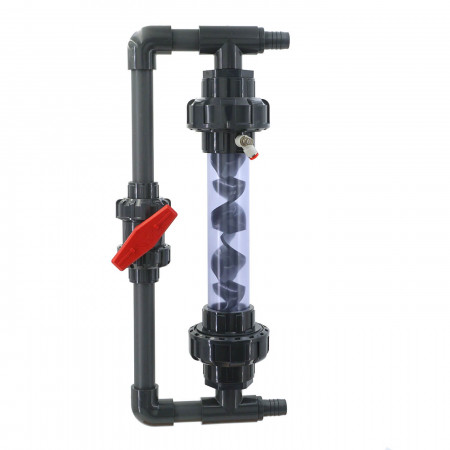 Проточный реактор Со2 с колбой и байпасом