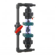 Проточный реактор Со2 с колбой и байпасом