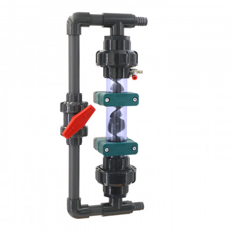 Проточный реактор Со2 с колбой и байпасом