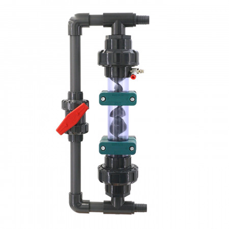 Проточный реактор Со2 с колбой и байпасом