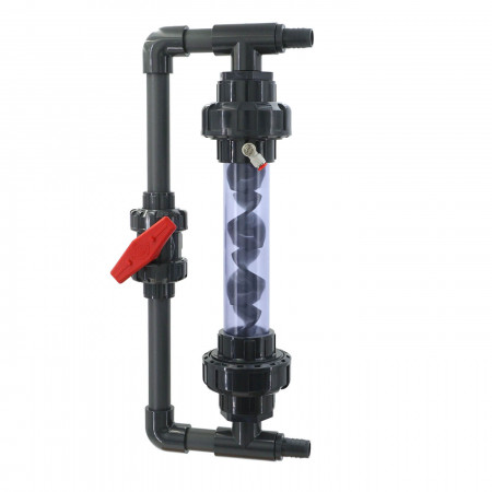 Проточный реактор Со2 с колбой и байпасом