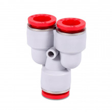 Фитинг тройник Y-образный для полиуретановой трубки