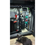 Проточный реактор Со2 с колбой и байпасом