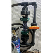 Проточный реактор Со2 с колбой и байпасом Проточный реактор Со2 с колбой и байпасом