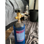 Редуктор Мини с электромагнитным клапаном на 12 Вольт, регулятором тонкой настройки и счетчиком пузырьков