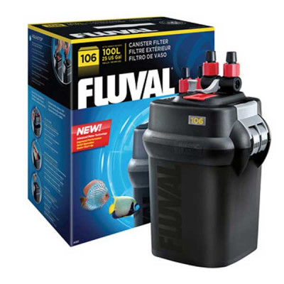 Внешний фильтр Fluval 106 - внешний фильтр для аквариумов до 100 литров