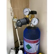 Баллон углекислотный новый с плоским дном 4 литра, резьба G3/4